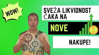 KRIPTOVALUTE SVEŽA LIKVIDNOST čaka na NOVE NAKUPE [upl. by Marron248]