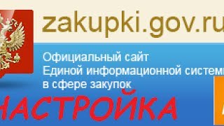 Настройка Zakupkigovru ЕИС [upl. by Babb]