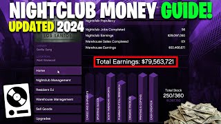 UPDATED 2024 GTA Online NIGHTCLUB Money Guide  Easiest Way To Make MILLIONS [upl. by Adnawahs]