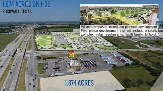 1874 Acres on I30 Service Rd  Rockwall  TX  Commercial Real Estate by Karan [upl. by Liagabba]