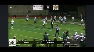 Gamewinning play  MarionNehemiah Murry blocked punt return for a touchdown 🦅🏈🦅🏈 [upl. by Annoit]