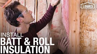 How to Install Batt and Roll Insulation [upl. by Budde]