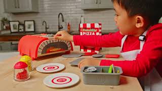 Pretendables Backyard Pizza Oven Set by Fat Brain [upl. by Bresee]