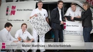 Streichen Streicharbeiten Malerarbeiten Hamburg Maler Matthias Hamburg [upl. by Aneret]