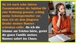 Als meine Schwiegermutter bei einer Auktion den Zuschlag für eine Wohnung erhielt forderte sie mich [upl. by Innob]