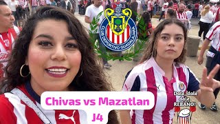 Chivas vs Mazatlan 20 Jornada 4 ESTADIO AKRON [upl. by Herbie]