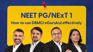 How to use DBMCI eGurukul effectively for NEET PG NExT 1 [upl. by Brunk]