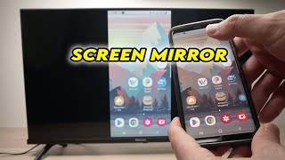 Hisense Vidaa TV How to Screen Mirror Your Phone [upl. by Ayak]