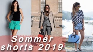 Sommer shorts damen 💥 aktuelle modetrends 2019 [upl. by Akemor768]