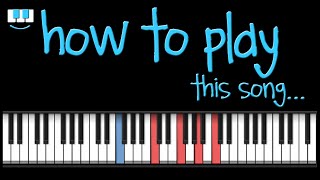 PianistAko tutorial TILL MY HEARTACHES END piano ella mae saison passage band [upl. by Doowron928]