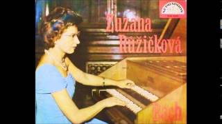 Zuzana Růžičková Bach English Suite No2 in A minor BWV 807 [upl. by Nevet]