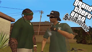 GTA San Andreas Story Mode Gameplay w Mods Part 2 Taking back over the Block [upl. by Ahsote6]