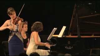 Lisa Batiashvili and Khatia Buniatishvili play Schuberts Rondo Brilliant [upl. by Lilah]