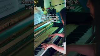 Studying Liebesleid  KreislerRachmaninoff piano rachmaninoff shorts [upl. by Letitia]