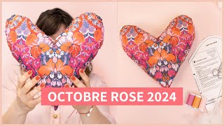 Octobre rose 2024  Défi Coussin Coeur [upl. by Ahsehyt]