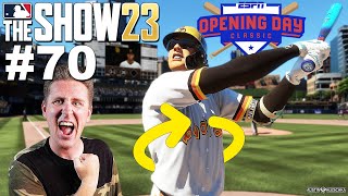 360 SPIN MOONSHOTS ON OPENING DAY  MLB The Show 23  Road to the Show 70 [upl. by Iva]