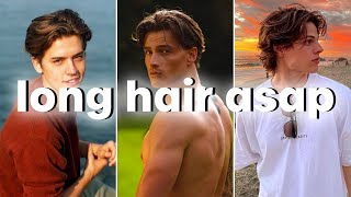 How to Grow Long Hair for Men properly [upl. by Jonme]