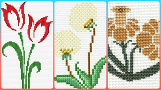 Diy Cross Stitch Patterns For Beginner  Easy Hand Embroidery Design To Cross Stitch [upl. by Cohe]