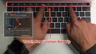 Macbook Pro Touchbar Tip Application Specific Function Key AutoSwitching [upl. by Leksehcey779]