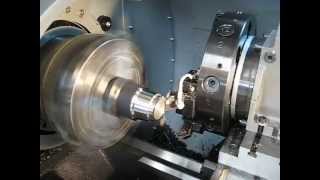 Lathe from STYLE High Tech  In de praktijk  Lathe 510x1850  Toolchanger [upl. by Aisila]