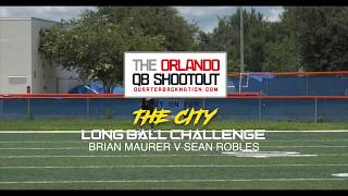 The Orlando QB SHOOTOUT  Longest Ball Challenge  QUARTERBACKNATIONcom [upl. by Eedahs739]