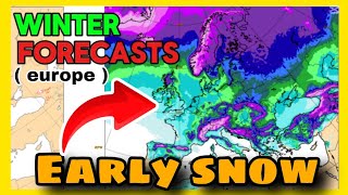 EUROPE WEATHER  Winter 20242025 Trends in Europe  Early Snow Expected 🌨️ Europe Weather [upl. by Leahciam]