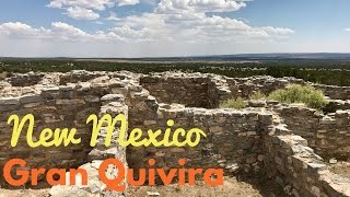 New Mexico 17  Gran Quivira Pueblo and Churches Largest Salinas Pueblo [upl. by Nonnag]