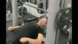 Barbell Bench Press Smith Machine [upl. by Mikal]