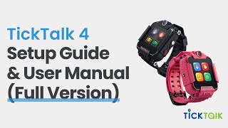 Setting Up Your TickTalk 4 Kids Smartwatch  TickTalk 4 Setup Guide Full Version [upl. by Bar224]