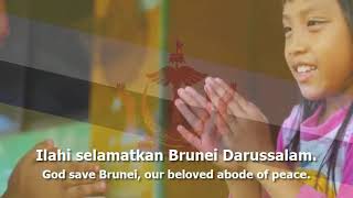 National Anthem of Brunei  quotAllah Peliharakan Sultanquot [upl. by Tifanie]