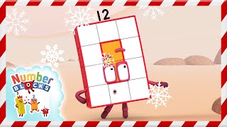 Christmas Advent Calendar  Twelve  Numberblocks Christmas 2022 Countdown [upl. by Hgielrac]