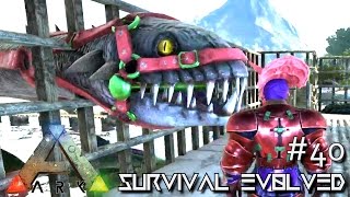 ARK Survival Evolved  PERFECT 120 TAMED PLESIOSAUR BABY   SEASON 3 S3 E40 Gameplay [upl. by Yancy697]