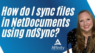 NetDocuments NdSync [upl. by Akemit917]