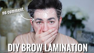 So I Just RUINED my Brows DIY Brow Lamination [upl. by Vladimir831]