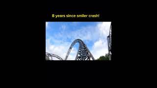 8 years since smiler crash shorts smilers altontowersresort rollercoaster trending viral [upl. by Nahtaoj]