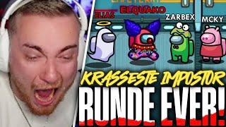 1 vs 7 🔥 DIE VERRÜCKTESTE IMPOSTOR RUNDE EVER 😱 AMONG US mit ELI ZARBEX MERT  SolutionPlayz [upl. by Asinla]