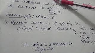 CHEMOTHERAPY COMBINATION OF ANTIMICROBIAL AGENTS [upl. by Adirahs600]