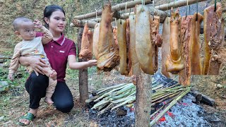 How to Make Smoked Pork Pork Leg Longterm Preservation  Process Cooking  Trieu Thi Thuy [upl. by Uund]