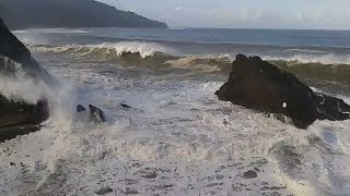 Olas Gigantes Playa de Bermeo Aritzatxu 2014 [upl. by Bacon112]