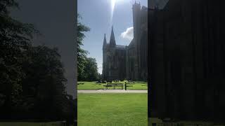 The awesome exterior of Durham cathedral christian englishculture [upl. by Maxwell]