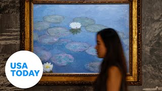 Monet painting expected to fetch up to 35 million at auction  USA TODAY [upl. by Htenaj946]