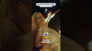 EUROVISION 2024 MY TOP 13 1337 songs eurovision eurovision2024 [upl. by Hplodur]