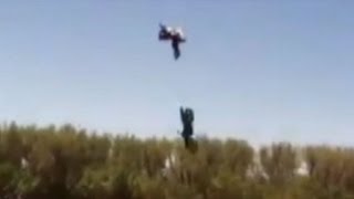 Stuntmans Big Jump Goes Horribly Wrong Caught on Tape [upl. by Teryl]