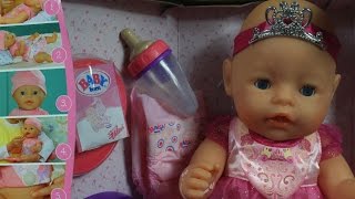 Interactive Princess Doll  интерактивный Принцесса кукла  Baby Born  Бэби Борн  Zapf Creation [upl. by Eelarac]