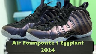 Nike Foamposite 1 Eggplant 2024 [upl. by Anierdna30]