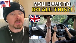 American Reacts to What Happens on a UK Driving Test [upl. by Perlis]