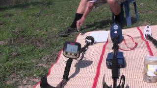 Comparison between Minelab Eureka Gold Fisher Gold Bug 2 and Fisher Gold Bug Pro [upl. by Eilrahc]