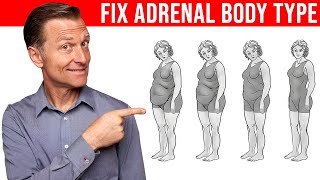 How to Fix the Adrenal Body Type  Dr Berg [upl. by Leisam]