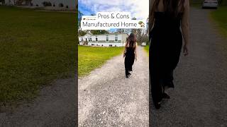 Pros and Cons Manufactured Home affordablehousing florida manufacturedhomes mobilehomes [upl. by Okia]