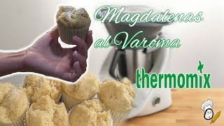 ¡¡CÓMO 😱 Hacer MAGDALENAS esponjosas VAROMA en Thermomix en pocos minutos desayuno fácil ☕ [upl. by Annora]